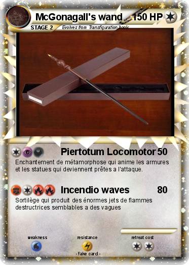 Pokemon McGonagall's wand