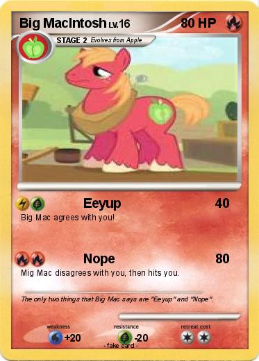 Pokemon Big MacIntosh