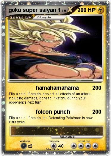Pokemon goku super saiyan 1