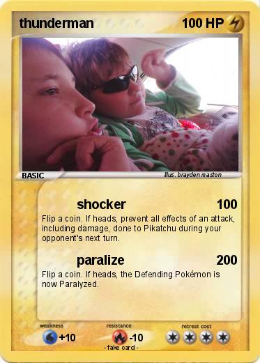 Pokemon thunderman