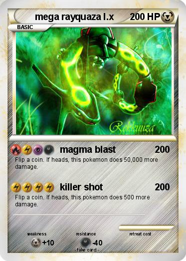 Pokemon mega rayquaza l.x