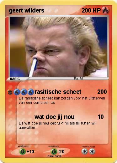Pokemon geert wilders