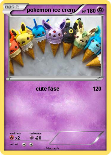 Pokemon pokemon ice crem