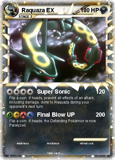 Pokemon Raquaza EX