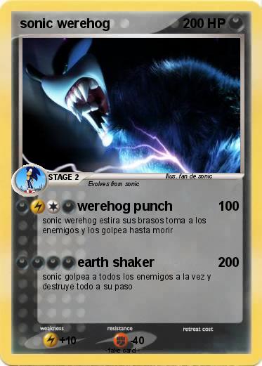 Pokemon sonic werehog
