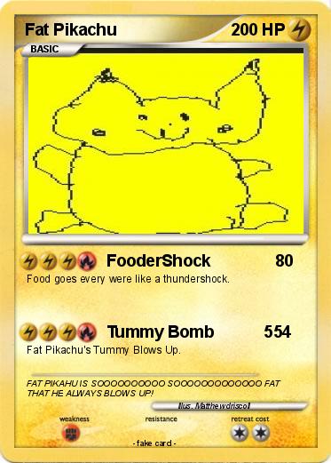 Pokemon Fat Pikachu