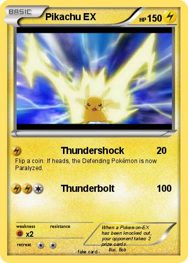 Pokemon Pikachu EX