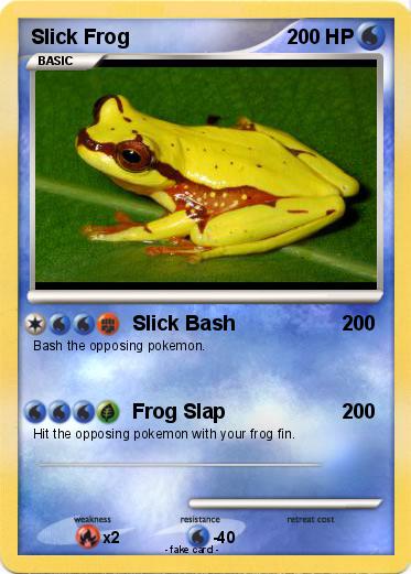 Pokemon Slick Frog