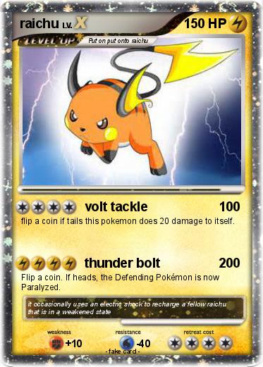 Pokemon raichu