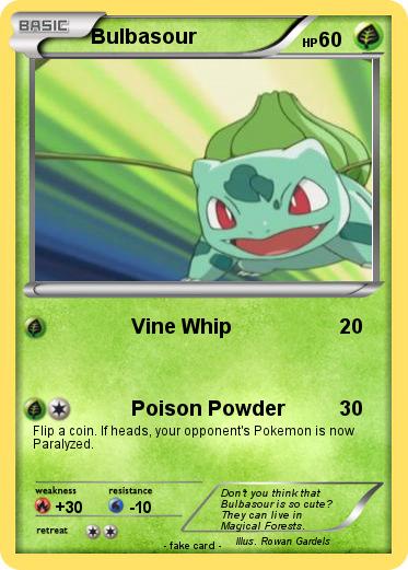 Pokemon Bulbasour