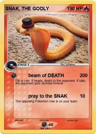 Pokemon SNAK, THE GODLY