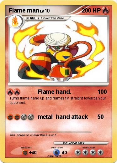 Pokemon Flame man