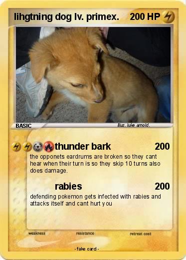 Pokemon lihgtning dog lv. primex.