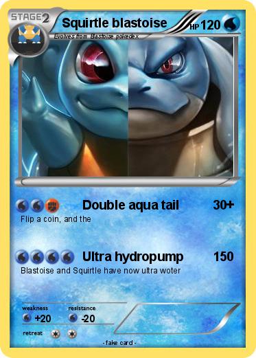 Pokemon Squirtle blastoise