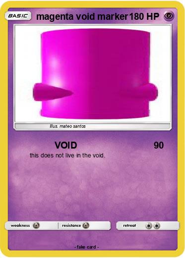 Pokemon magenta void marker
