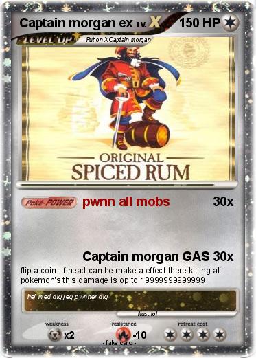 Pokemon Captain morgan ex