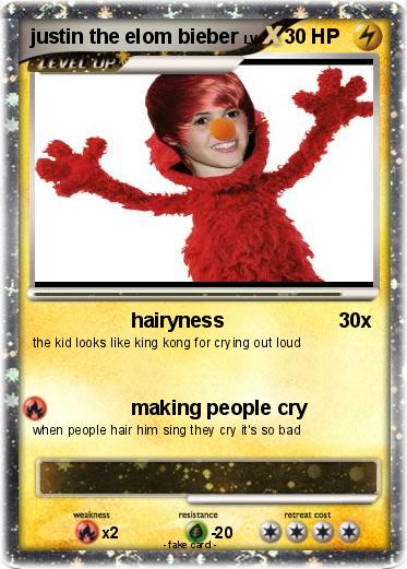 Pokemon justin the elom bieber