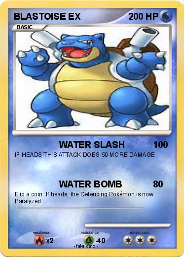 Pokemon BLASTOISE EX