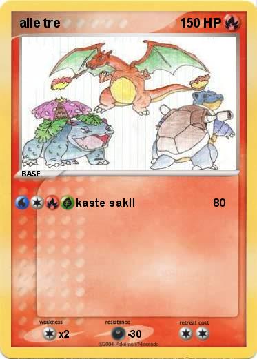Pokemon alle tre
