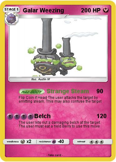Pokemon Galar Weezing