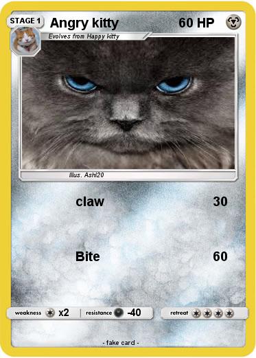 Pokemon Angry kitty