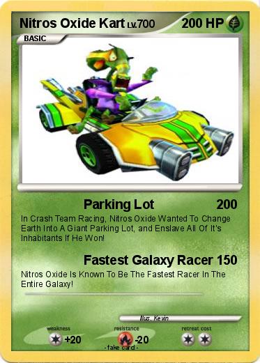 Pokemon Nitros Oxide Kart