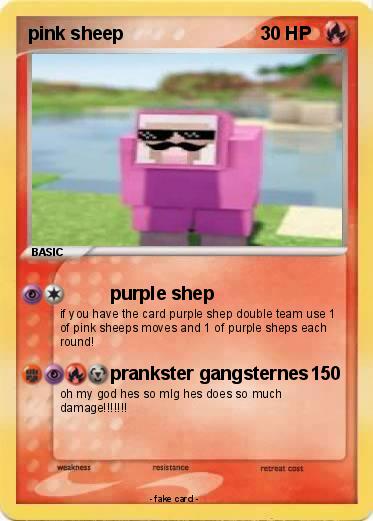 Pokemon pink sheep