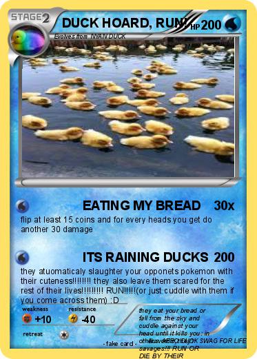 Pokemon DUCK HOARD, RUN!