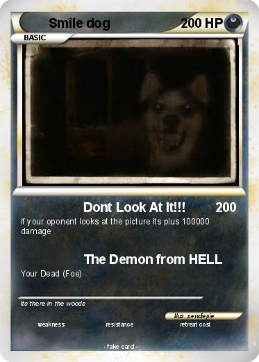 Pokemon Smile dog