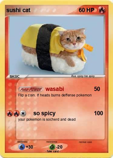 Pokemon sushi cat