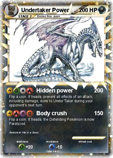 Pokemon Undertaker Power