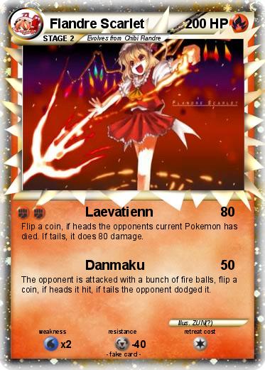 Pokemon Flandre Scarlet