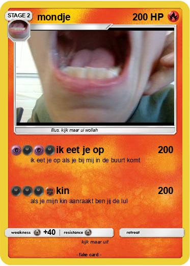 Pokemon mondje