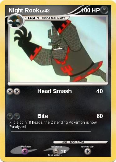Pokemon Night Rook