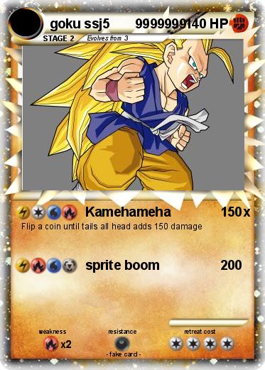 Pokemon goku ssj5       9999999