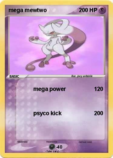 Pokemon mega mewtwo