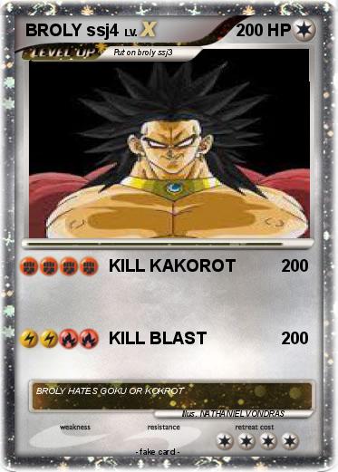 Pokemon BROLY ssj4