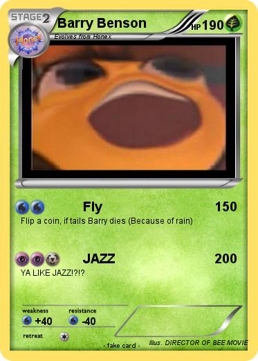 Pokemon Barry Benson