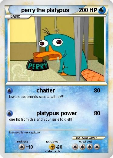Pokemon perry the platypus