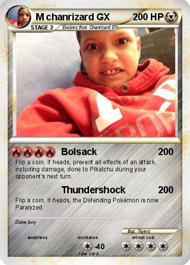 Pokemon M chanrizard GX
