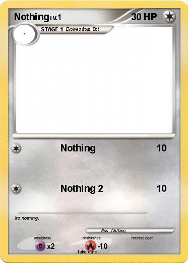 Pokemon Nothing