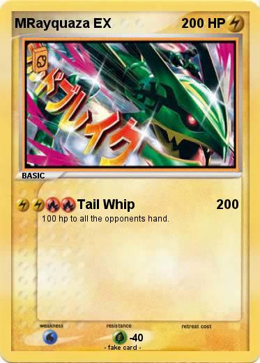 Pokemon MRayquaza EX