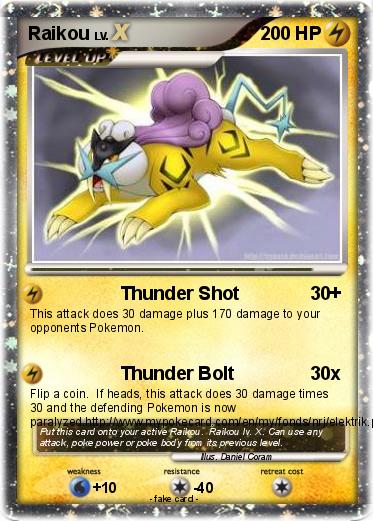 Pokemon Raikou