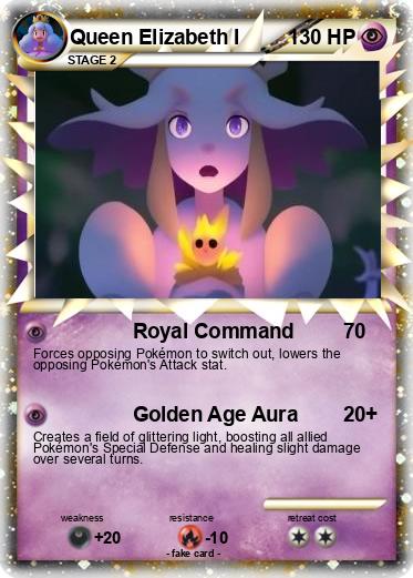 Pokemon Queen Elizabeth I