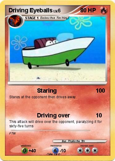 Pokemon Driving Eyeballs