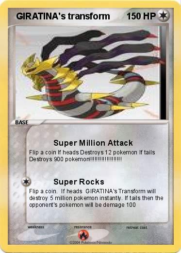 Pokemon  GIRATINA's transform