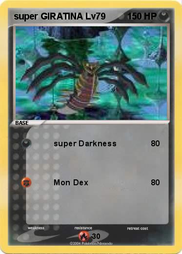 Pokemon super GIRATINA Lv79