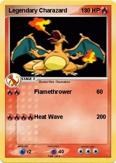 Pokemon Legendary Charazard
