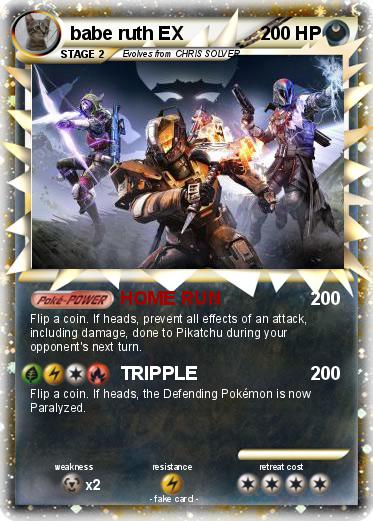 Pokemon babe ruth EX