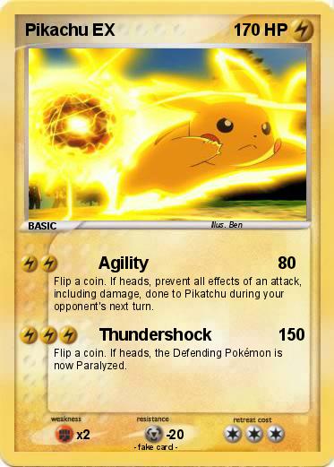 Pokemon Pikachu EX
